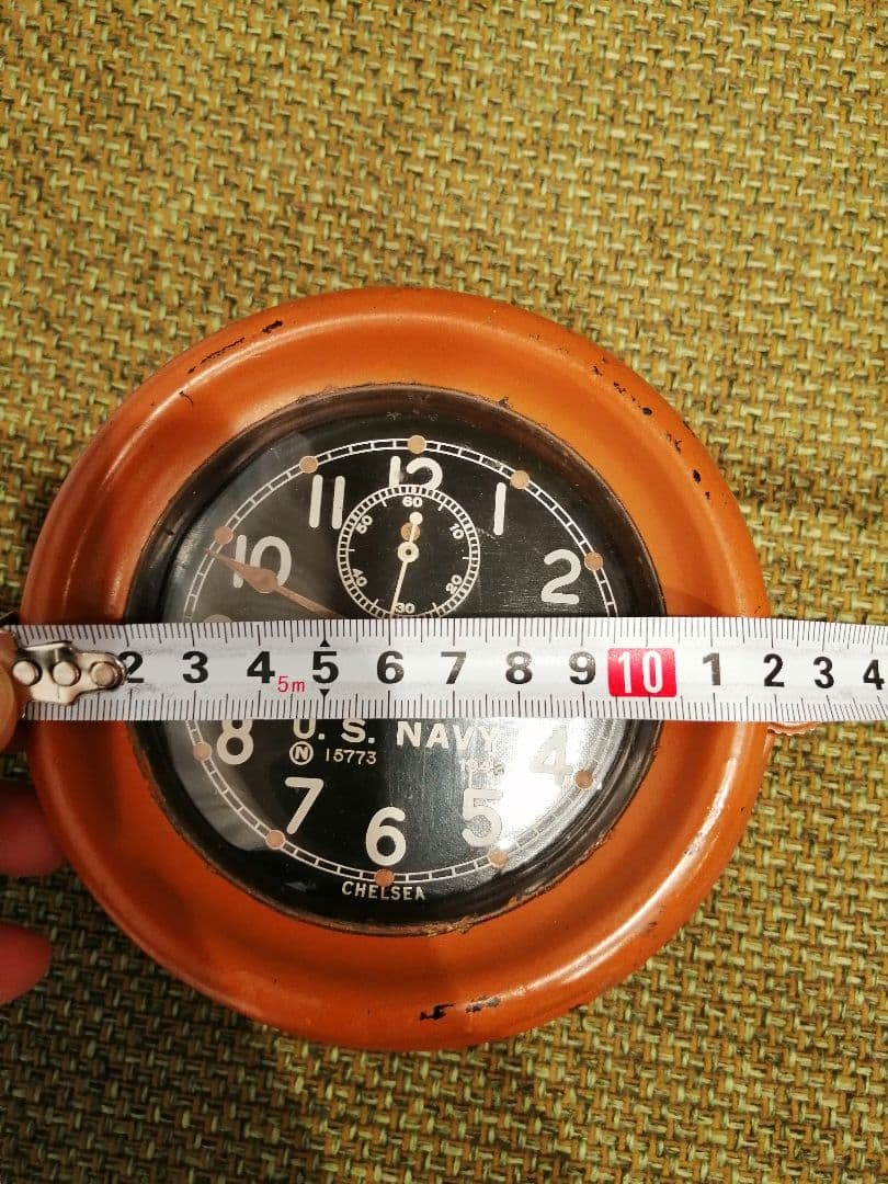 U.S.NAVY  WW2  BOAT  CLOCK 40年代　ビンテージ