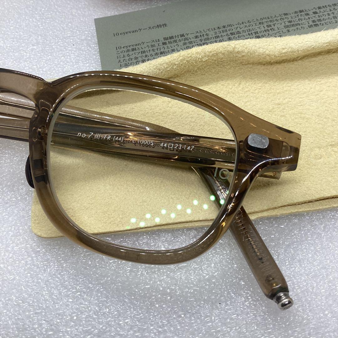 □10 eyevan ○no.7 Ⅲ □FR 【44size】□c.1000s - メルカリ