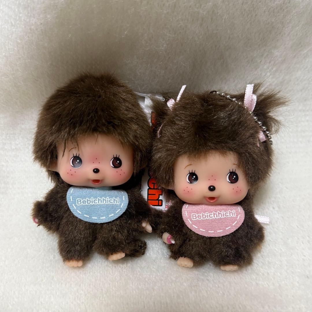 ベビチッチ モンチッチ 顔でかベビチッチSS 男の子＆女の子 キーチェーン 2点 顔でかベビチッチ SS 男の子 キーチェーン|【ぬいぐるみのセキグチ