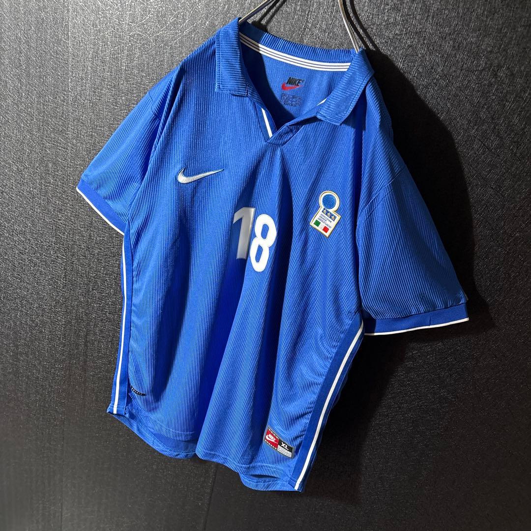 ☆ ロベルト・バッジョ】 NIKE イタリア代表 サッカー ユニフォーム XL