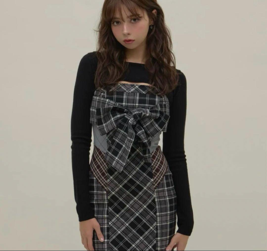 様 M アンドマリー andmary Juni check dress b