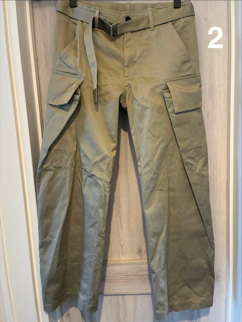 sacai 25AW cotton chino pants サカイ - メルカリ