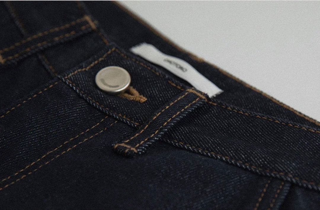 OHOTORO wide stitch jeans / indigo / S OHOTORO stitch jeans