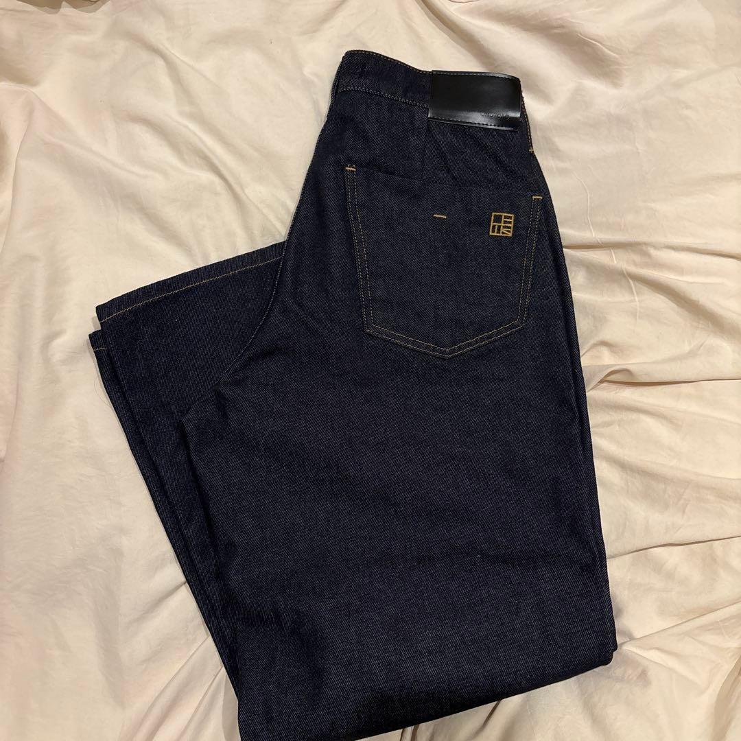 OHOTORO wide stitch jeans / indigo / S OHOTORO stitch jeans