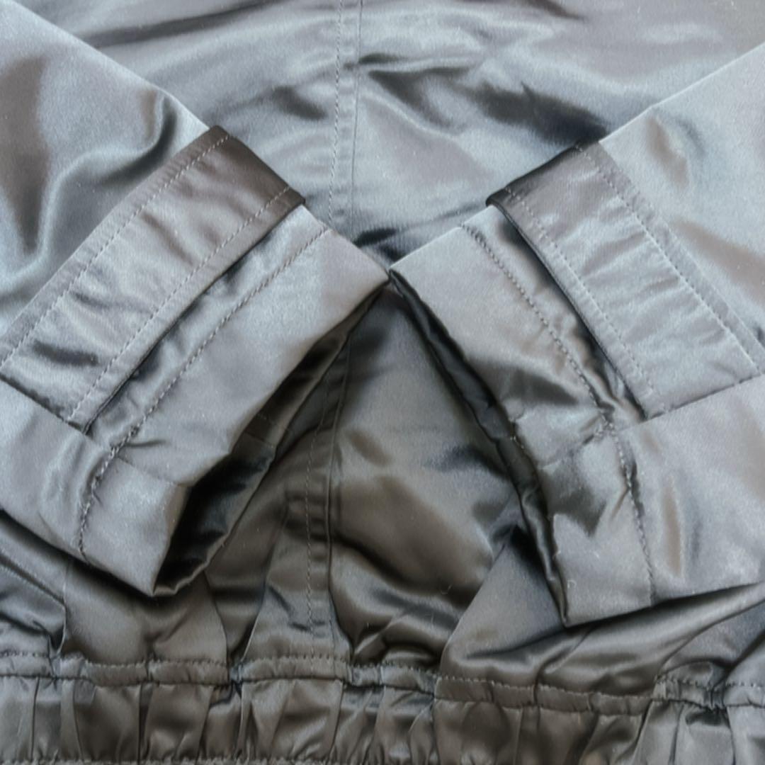 大きいサイズ ZARA テクニカル キルティング ボンバージャケット MA-1