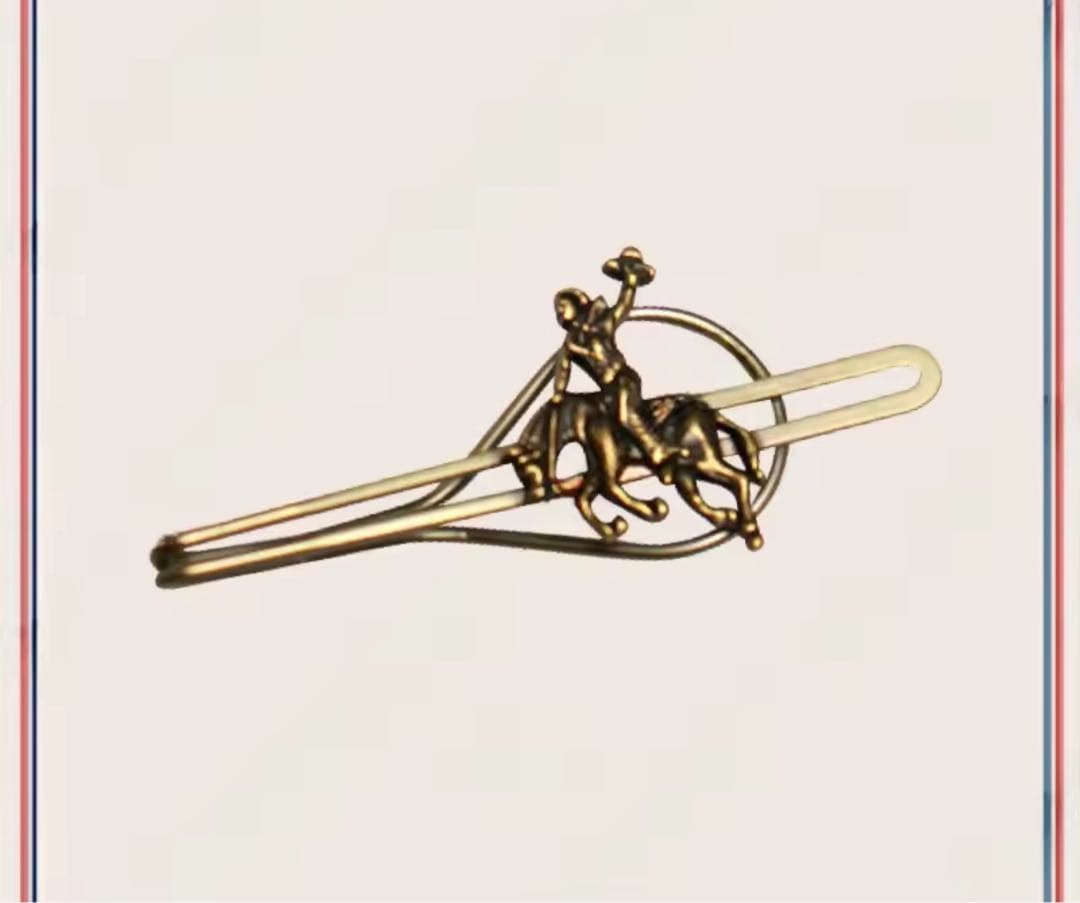 RRL ダブルアールエル ネクタイピン ラルフローレン クリップ ロデオ