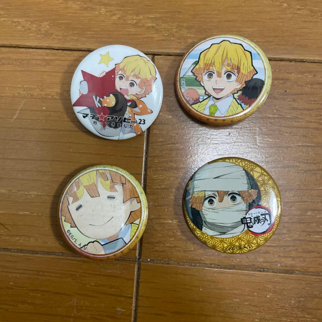 鬼滅の刃 キメツ学園 くじ引き缶バッジ 我妻善逸 - メルカリ