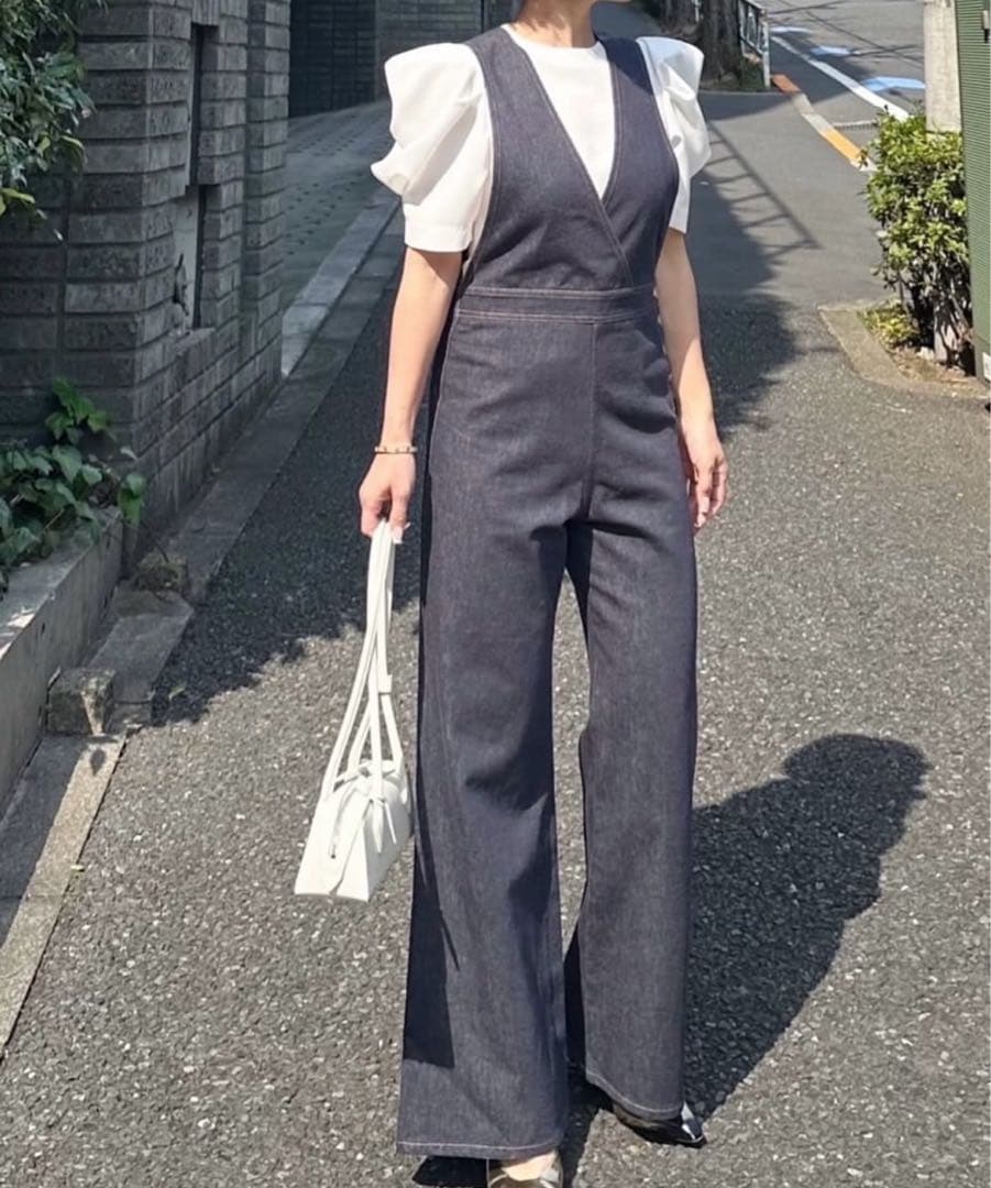 新品タグ付き シーニュ cygne 完売サロペット|mercariメルカリ官方指定