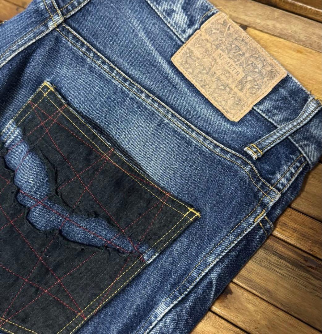 希少 NEMETH ネメス archive 立体裁断 デニム パンツ ヴィトン - メルカリ