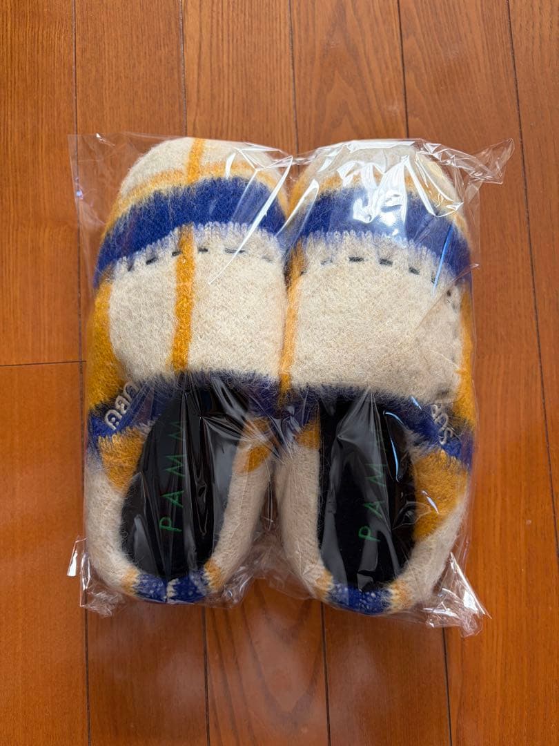 SUBU x PAMM \"透明な空気のチェックニット\" 透明なクリームアイボリー SUBU x PAMM 