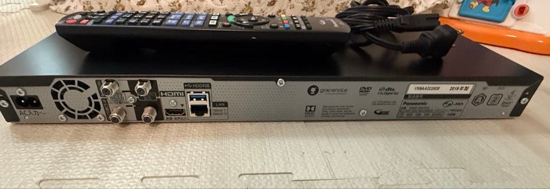 Panasonic DMR-BW550 Blu-rayレコーダー 2019年製