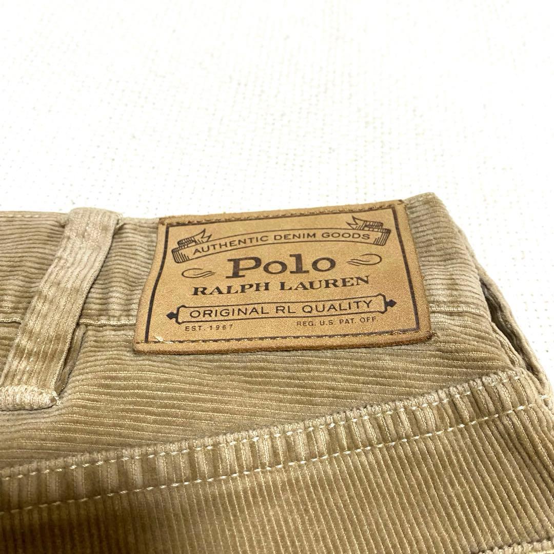 美品 現行タグ ポロラルフローレン パッチリペア加工 コーデュロイ