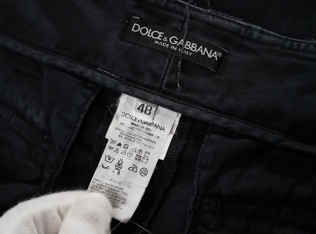 イタリア製 00s DOLCE & GABBANA ダブルジップ カーゴパンツ - メルカリ
