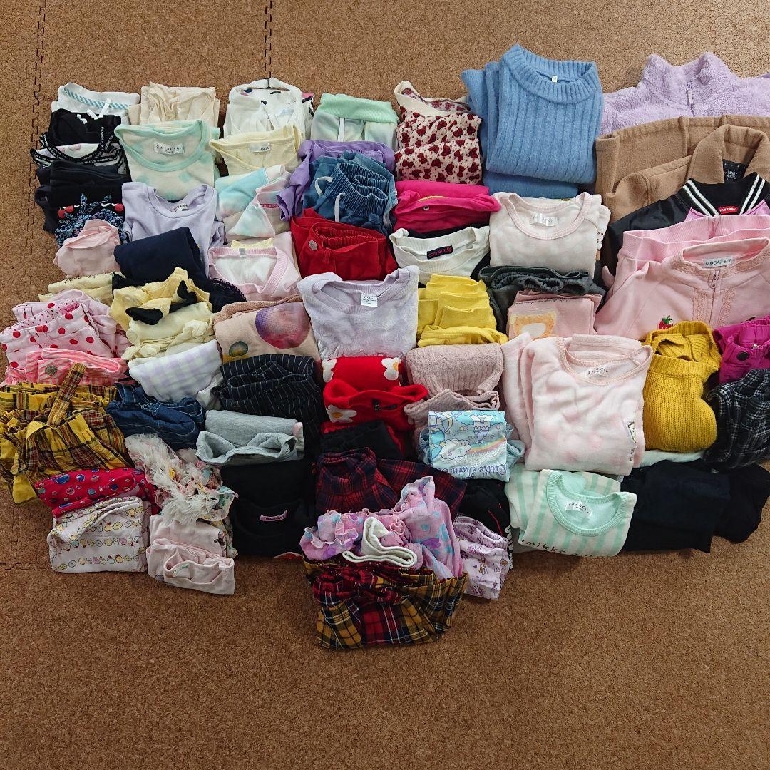 サイズ140～150】まとめ売り 女の子 洋服 オールシーズン 大量 約70点