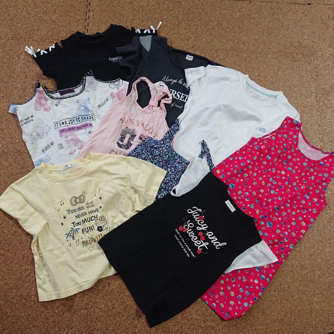サイズ140～150】まとめ売り 女の子 洋服 オールシーズン 大量 約70点