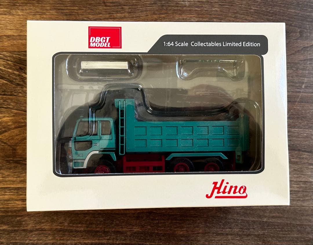 DBGT 1/64 日野 スーパードルフィン ダンプ トラック グリーン 緑