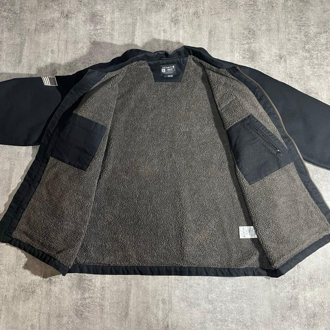 XL Carharttカーハートトラディショナルジャケットダック地 裏地ボア美