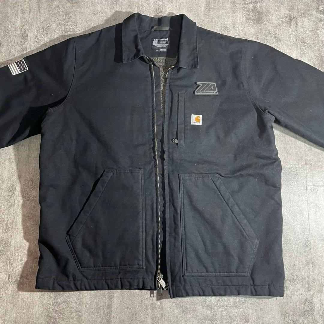 XL Carharttカーハートトラディショナルジャケットダック地 裏地ボア美