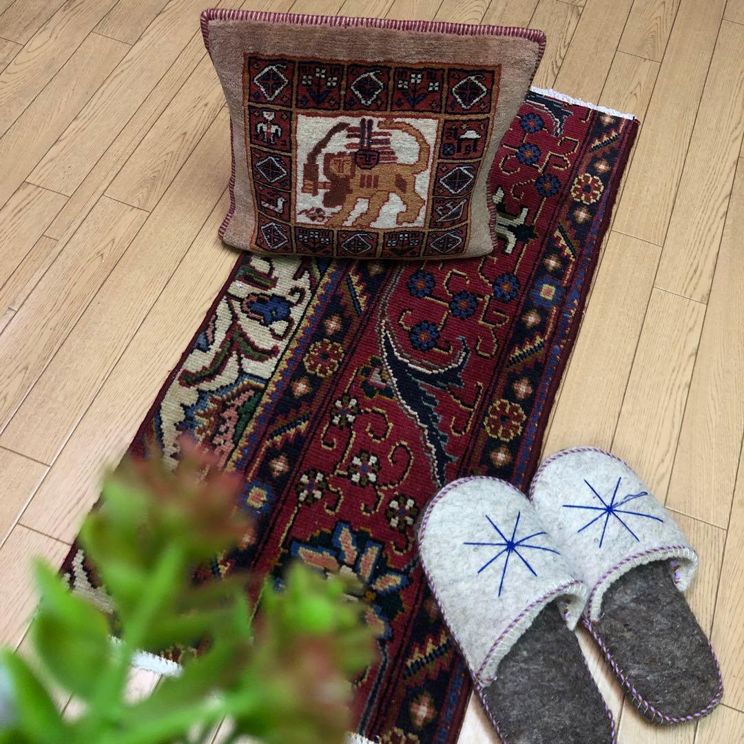 ⭐️【全国送料無料】アンティーク ベルギー製 ラグ 絨毯 335cm 大判