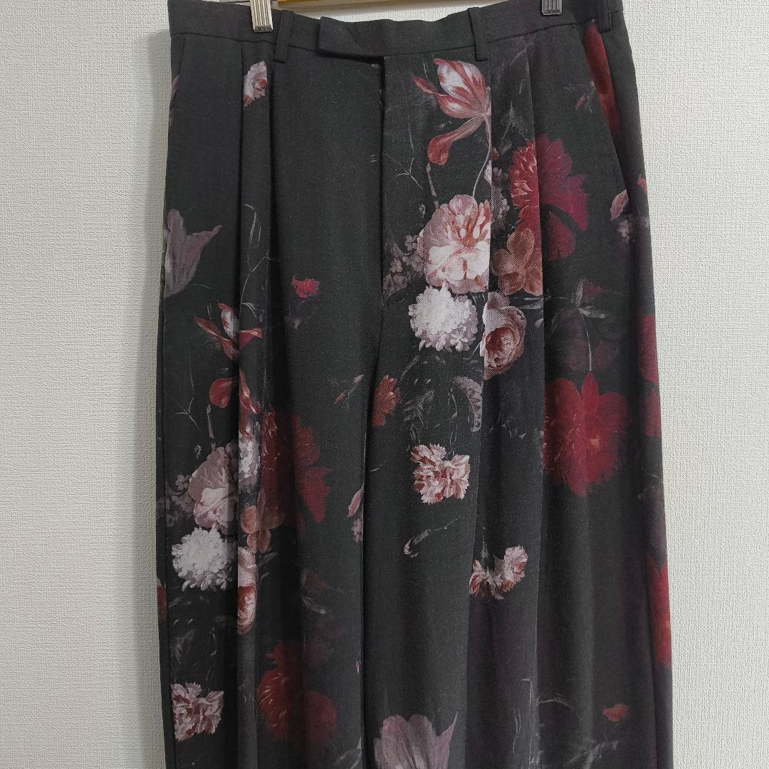 ラッドミュージシャン 総柄 花柄 スラックス 2タック モード - メルカリ