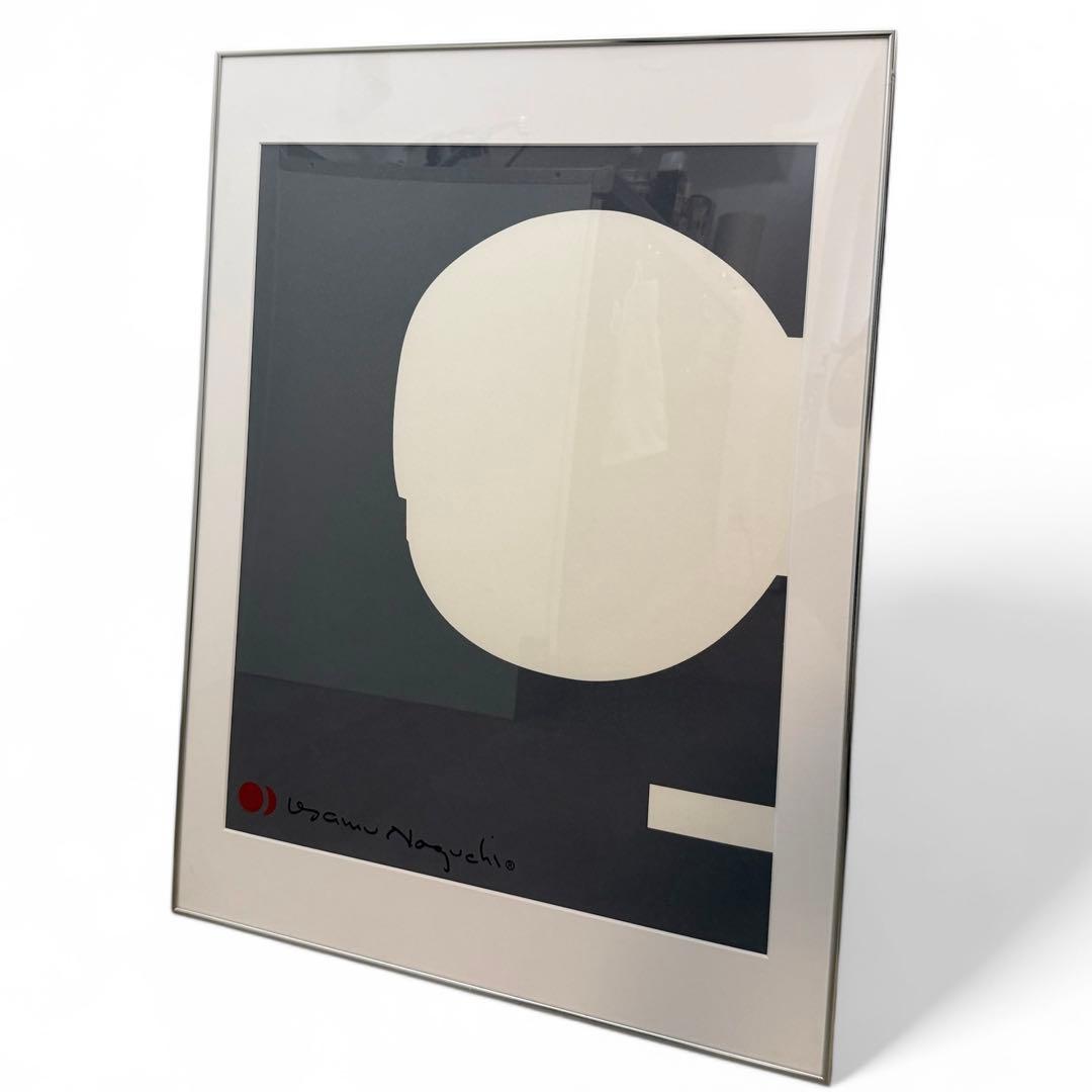 希少 イサムノグチ AKARI 絵紙 1AG ポスター 特注額縁付き 裏打ち