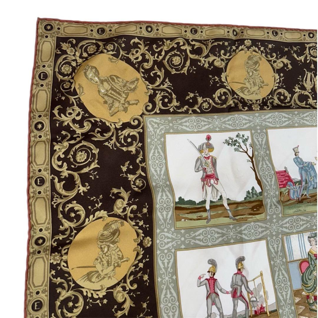 K648 エトロ イタリア製 シルク100% 大判 スカーフ レディース - メルカリ