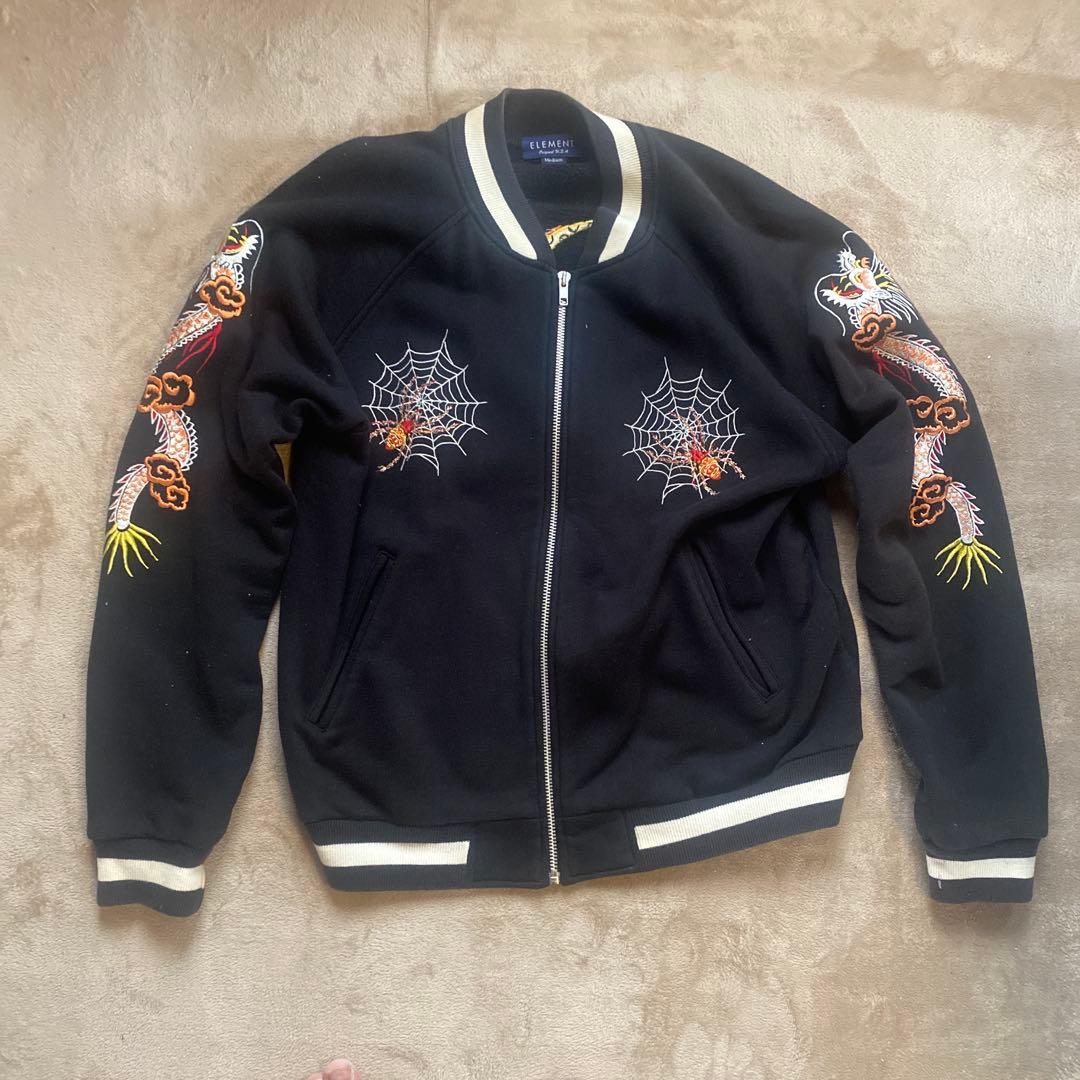 エレメント スカジャージ/スネークスカル スパイダーウェブ/Mサイズ