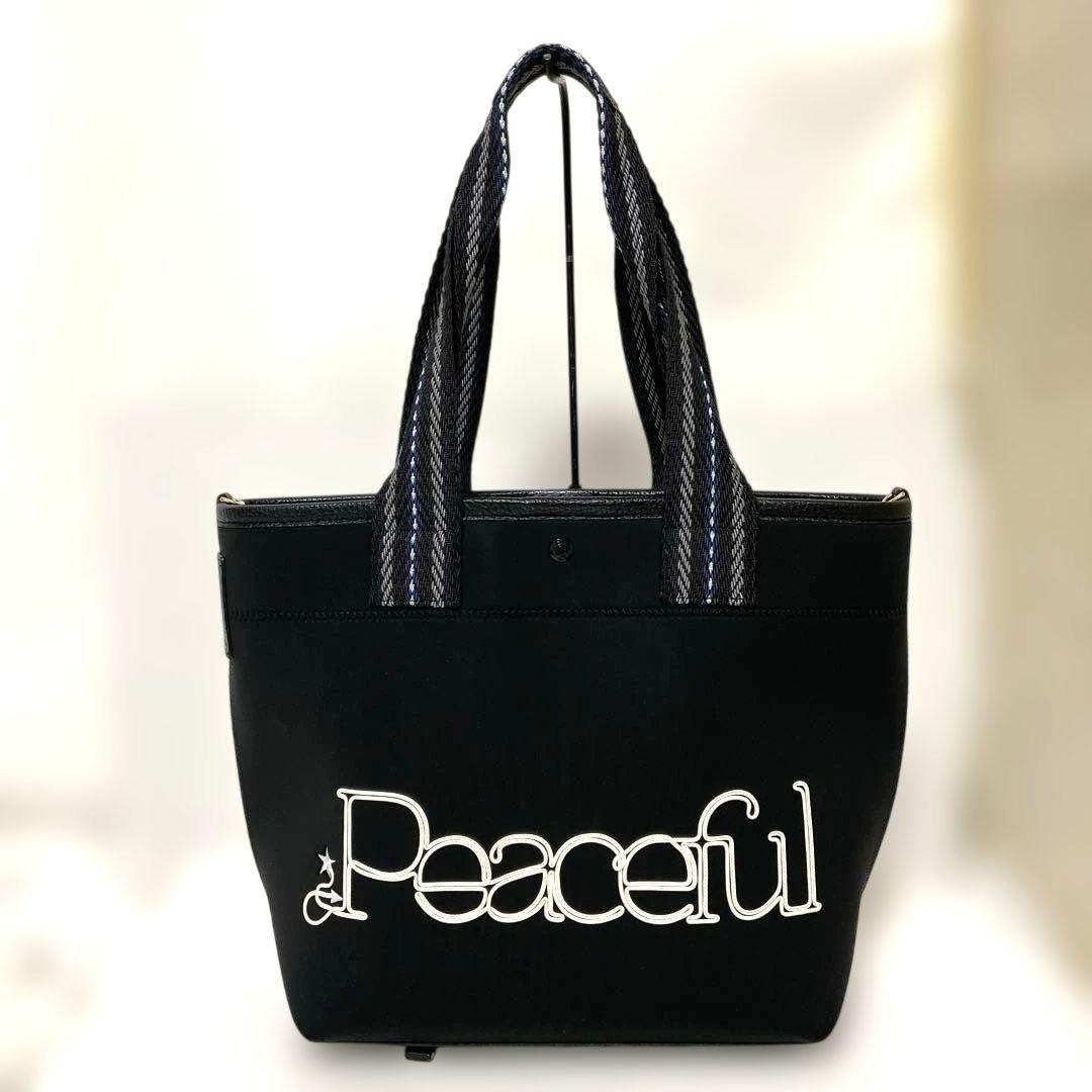 A.D.M.J マジックライト peaceful トートバッグ M 美品 - メルカリ