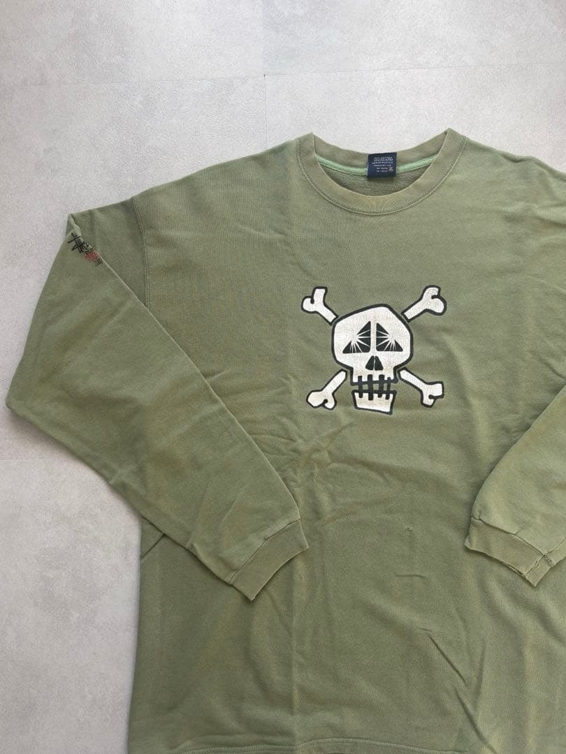 90s 00s OLD STUSSY 紺タグ　スカルT usa製 　ステューシー 087ceb69671990c22fb0f61c2123c9