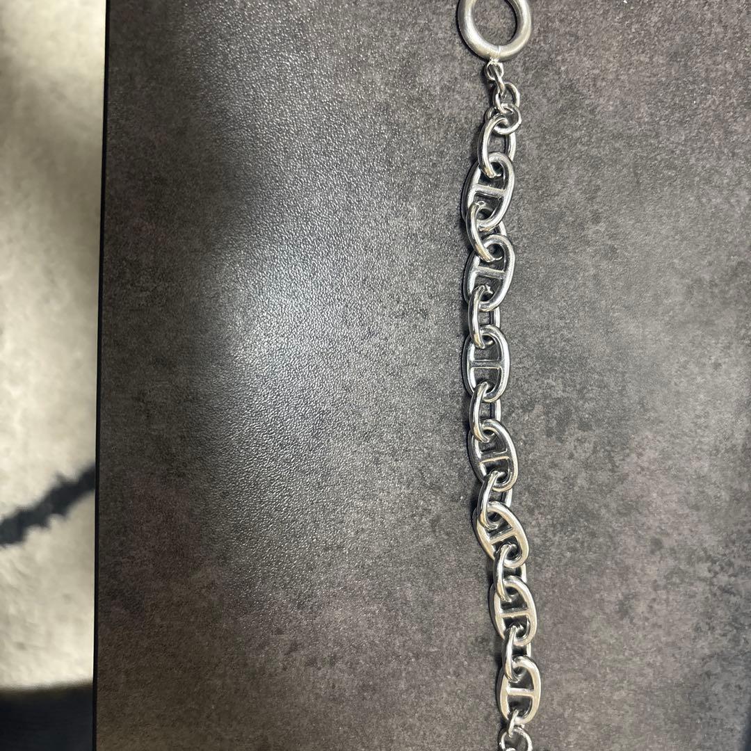 HERMES シルバーチェーンブレスレット - メルカリ