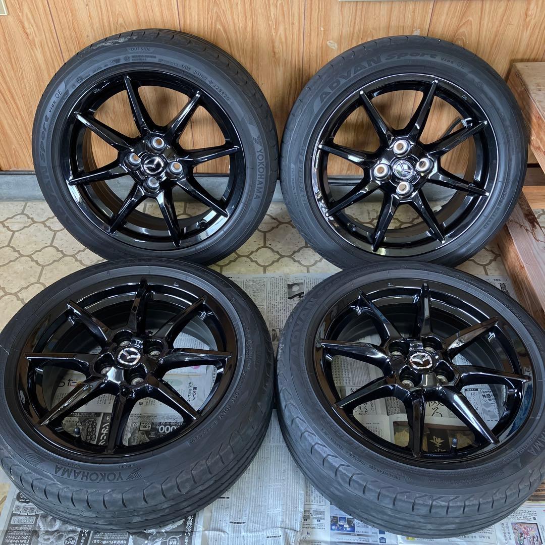 NDロードスター 純正ブラックホイール タイヤ4本セット - メルカリ