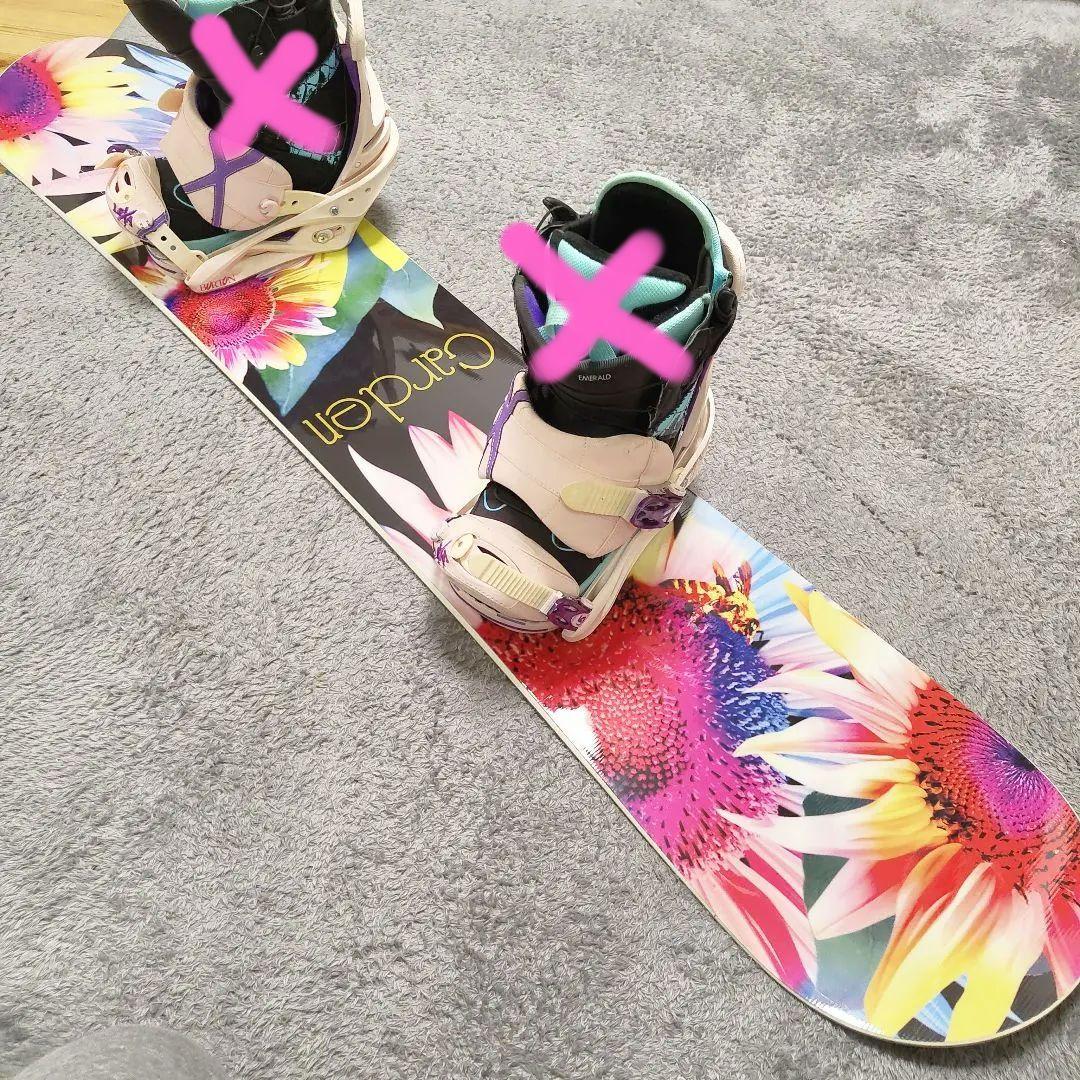 スノーボード　142センチ　バートン　LEXA レクサ　エメラルド BURTON バートン Lexa X Re:Flex スノーボード バインディング