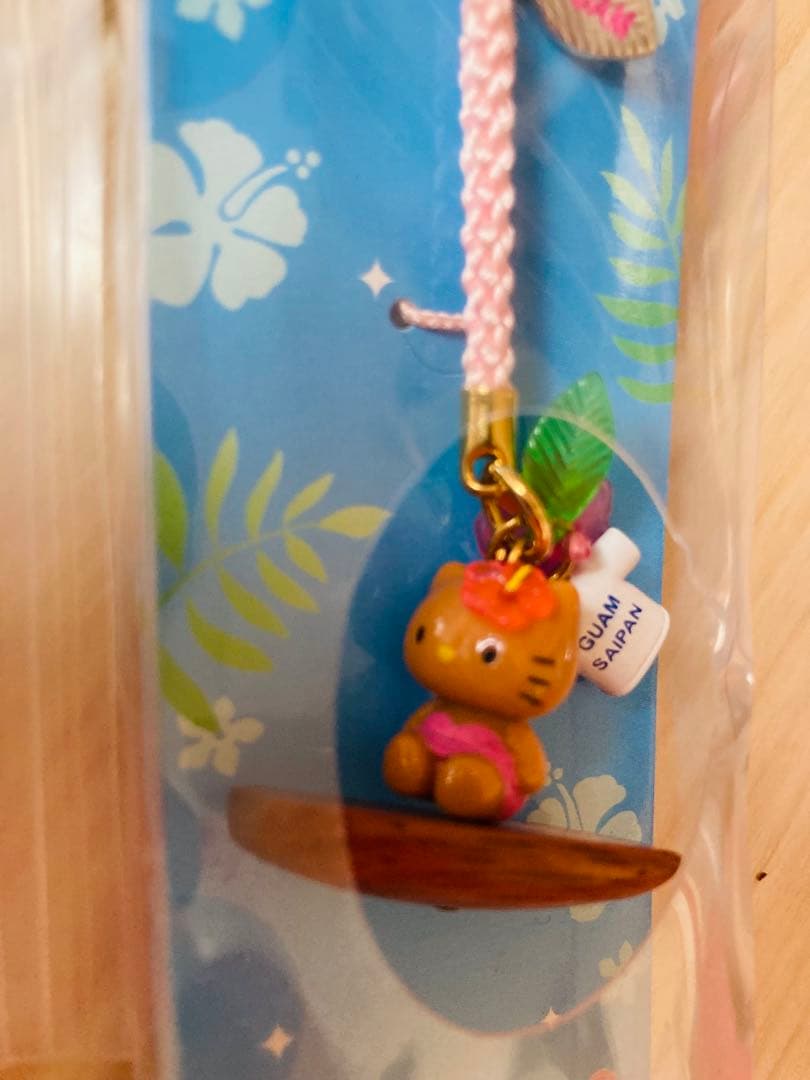 キティ グアム 限定 ビッグエコー 根付け ご当地 BIC ECHO キーホルダ