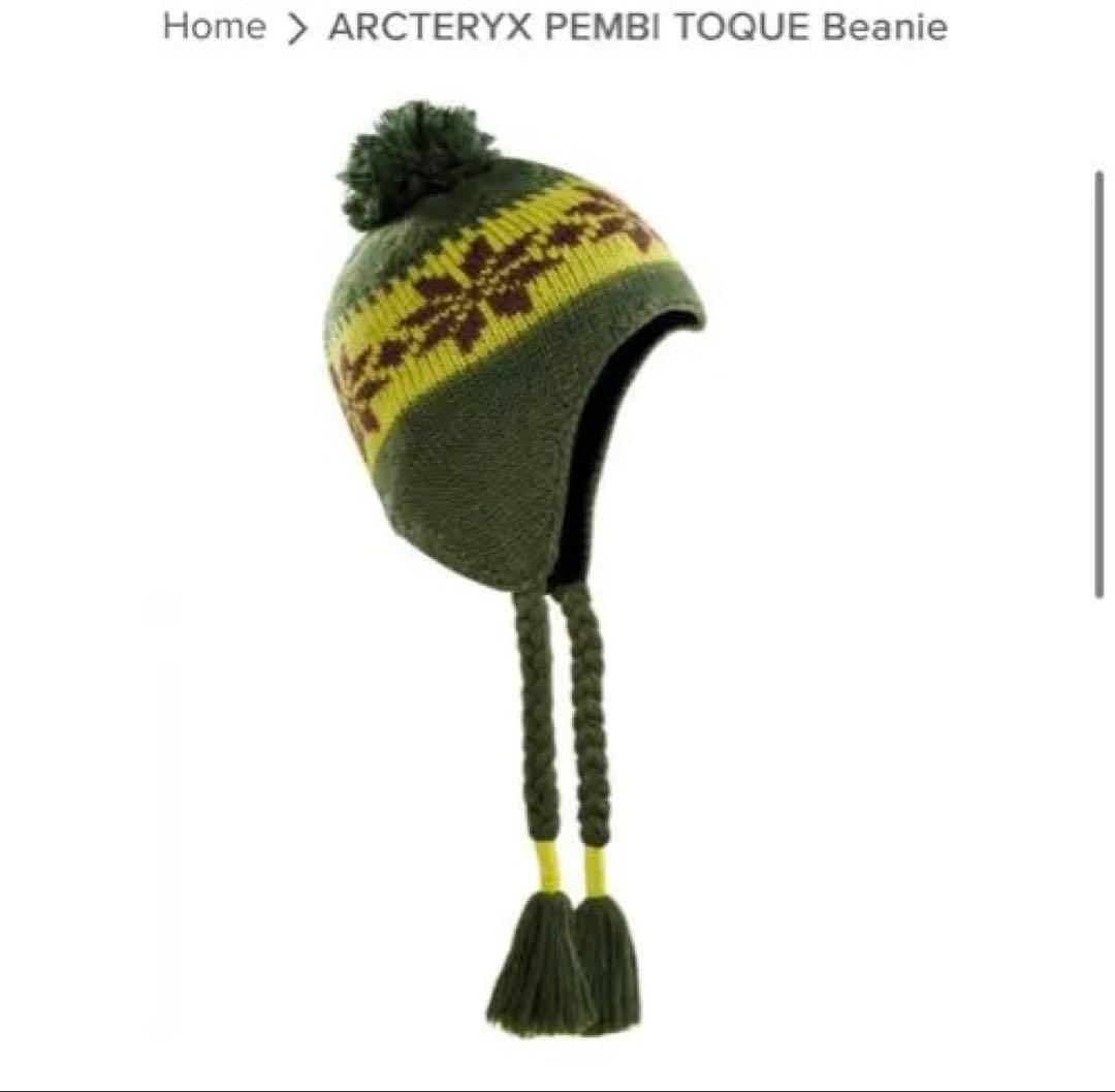 ARC'TERYX/耳当て付ビーニー/アークテリクス激レア【使用回数4〜5回