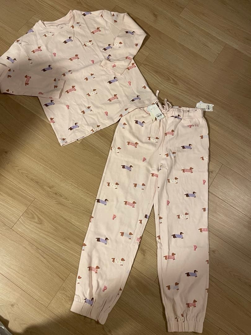 ジェラートピケ ダックスフンド柄ロンT&ロングパンツ セット - メルカリ