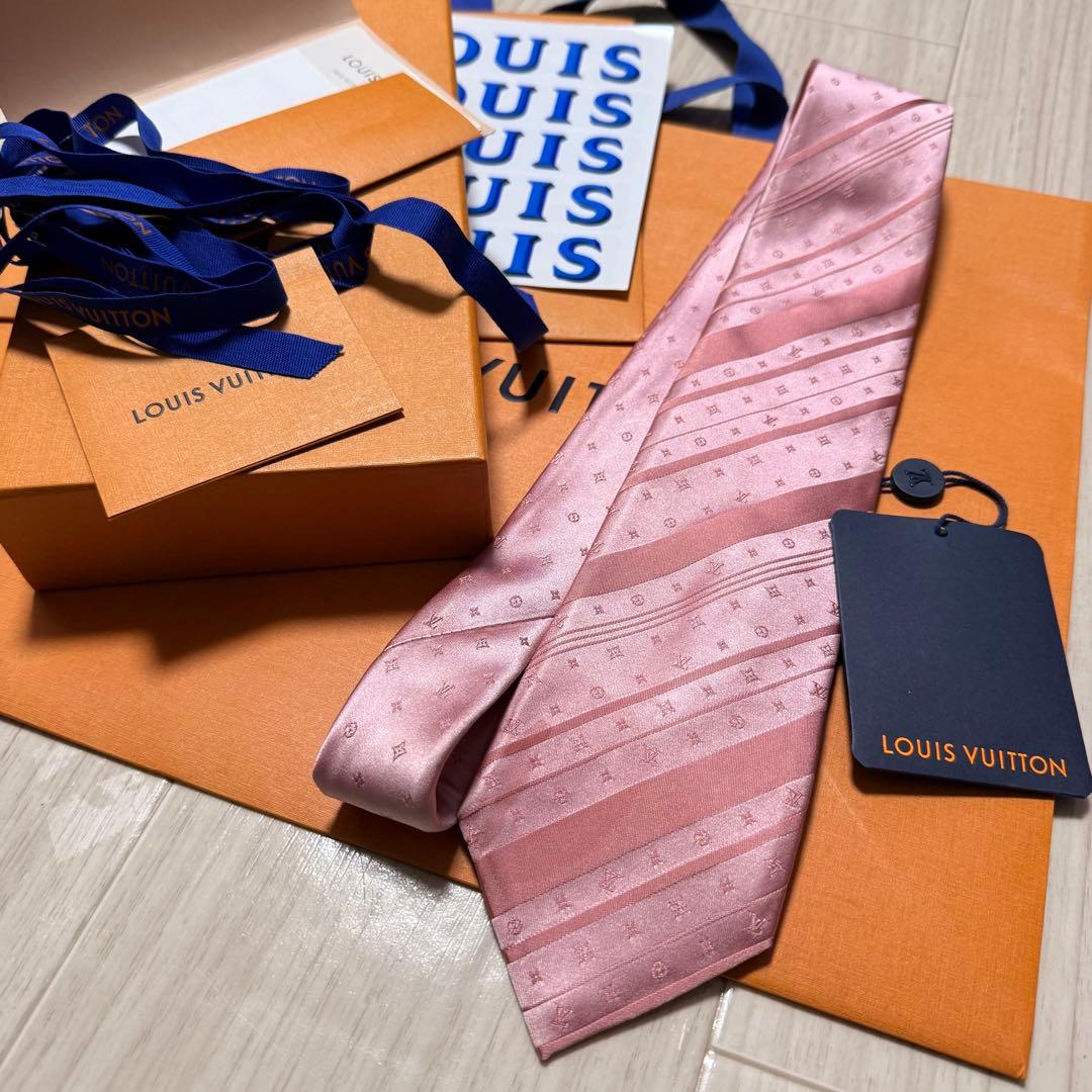 新品✨箱袋付❗️ヴィトン LV ネクタイ メンズ シルク ルイヴィトン