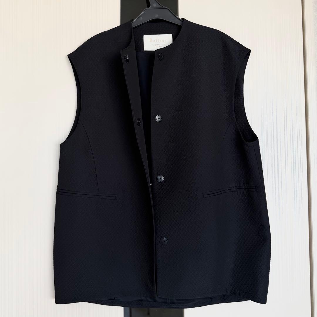 未使用タグ付き✨トゥモローランド ピンドットマトラッセ コクーンジレ