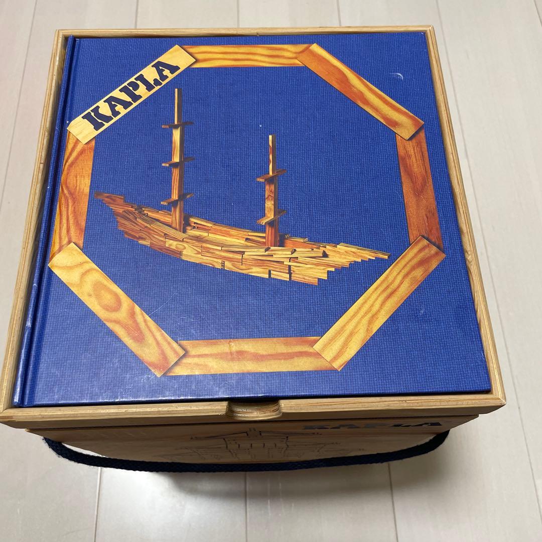 KAPLA 木製ブロック 280ピース　ブルー KAPLA 280ピース 木製ブロック カプラ 積み木 青 ブルー中級 知育玩具