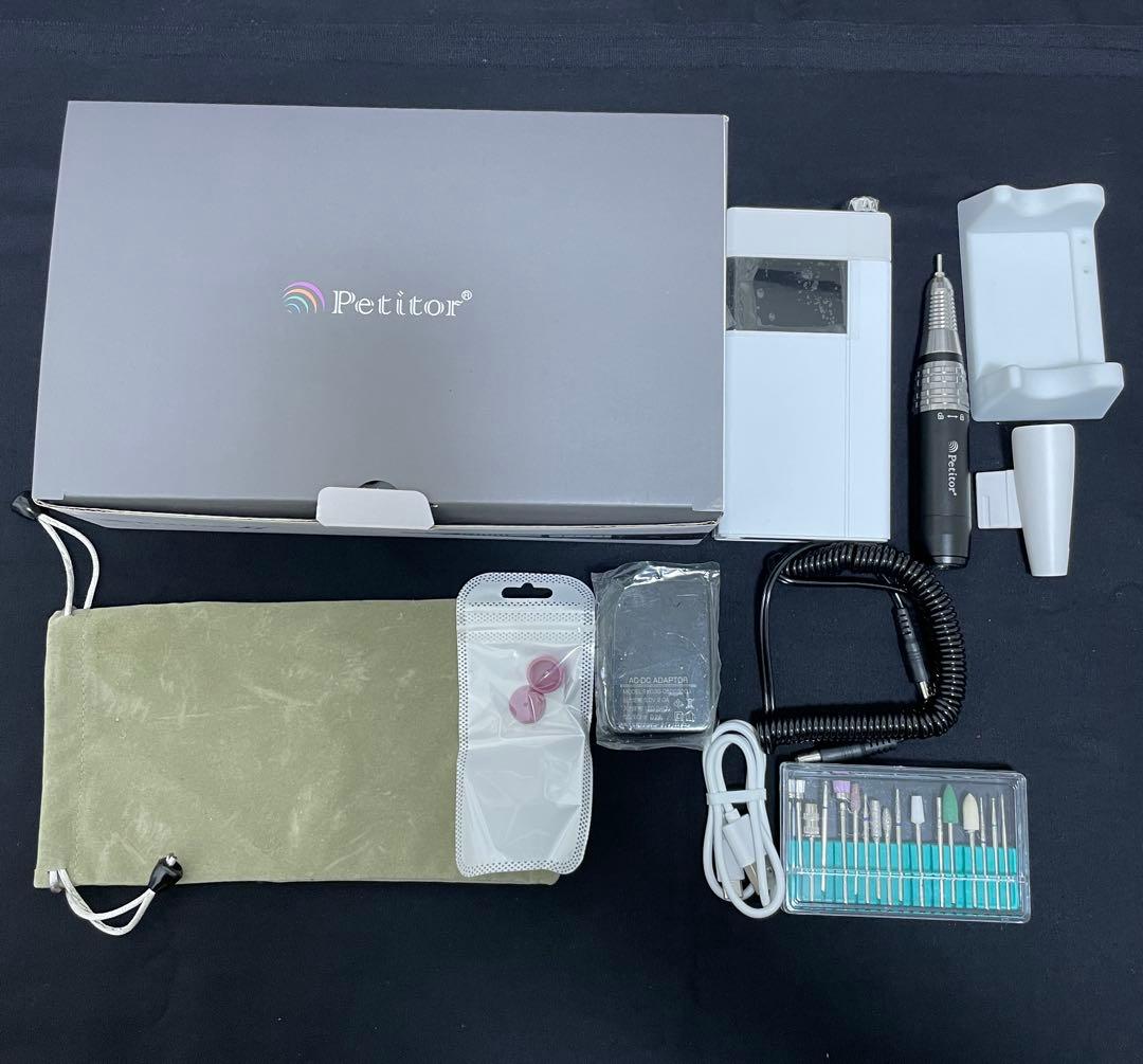 プチトルG ネイルマシン Petitor 【プチトルG】ネイルマシン 充電式 ジェルネイル オフ 充電