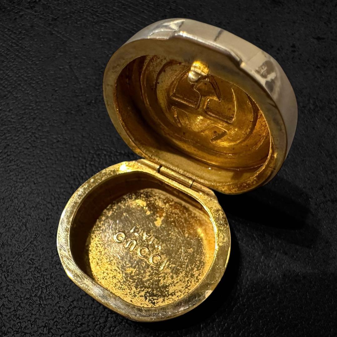 GUCCI ピルケース ヴィンテージ オールドグッチ インターロッキング