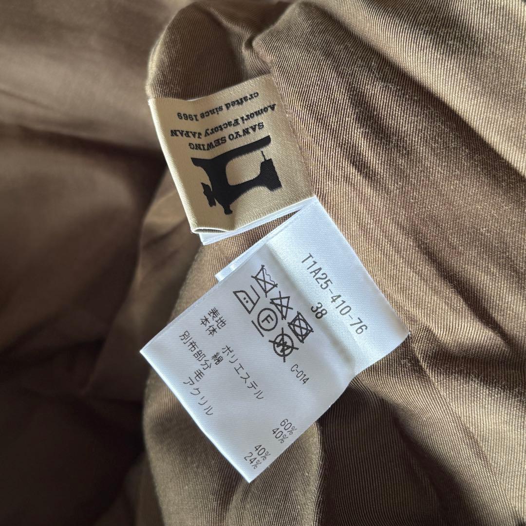 SANYOCOAT ツイードコンビ トレンチコート未着用 - メルカリ