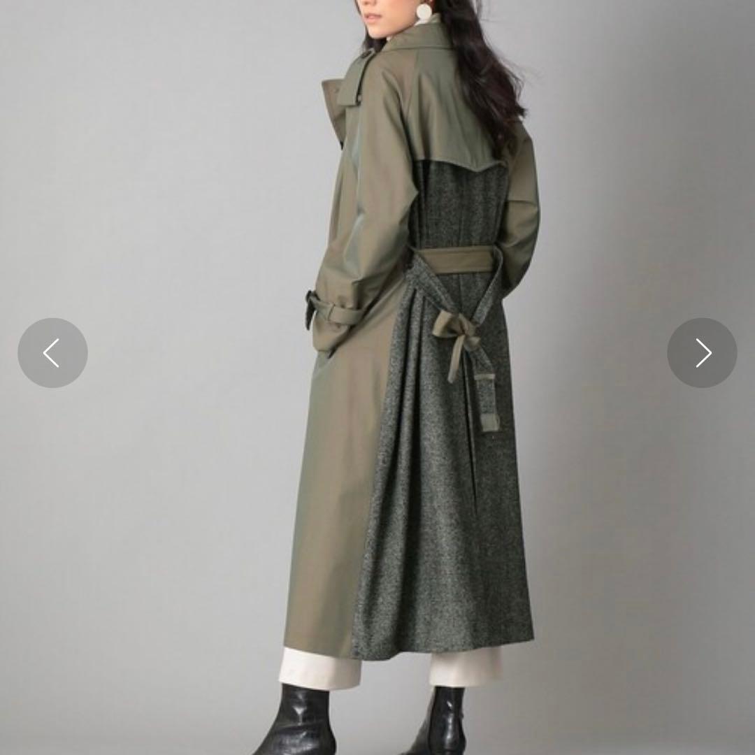 SANYOCOAT ツイードコンビ トレンチコート未着用 - メルカリ