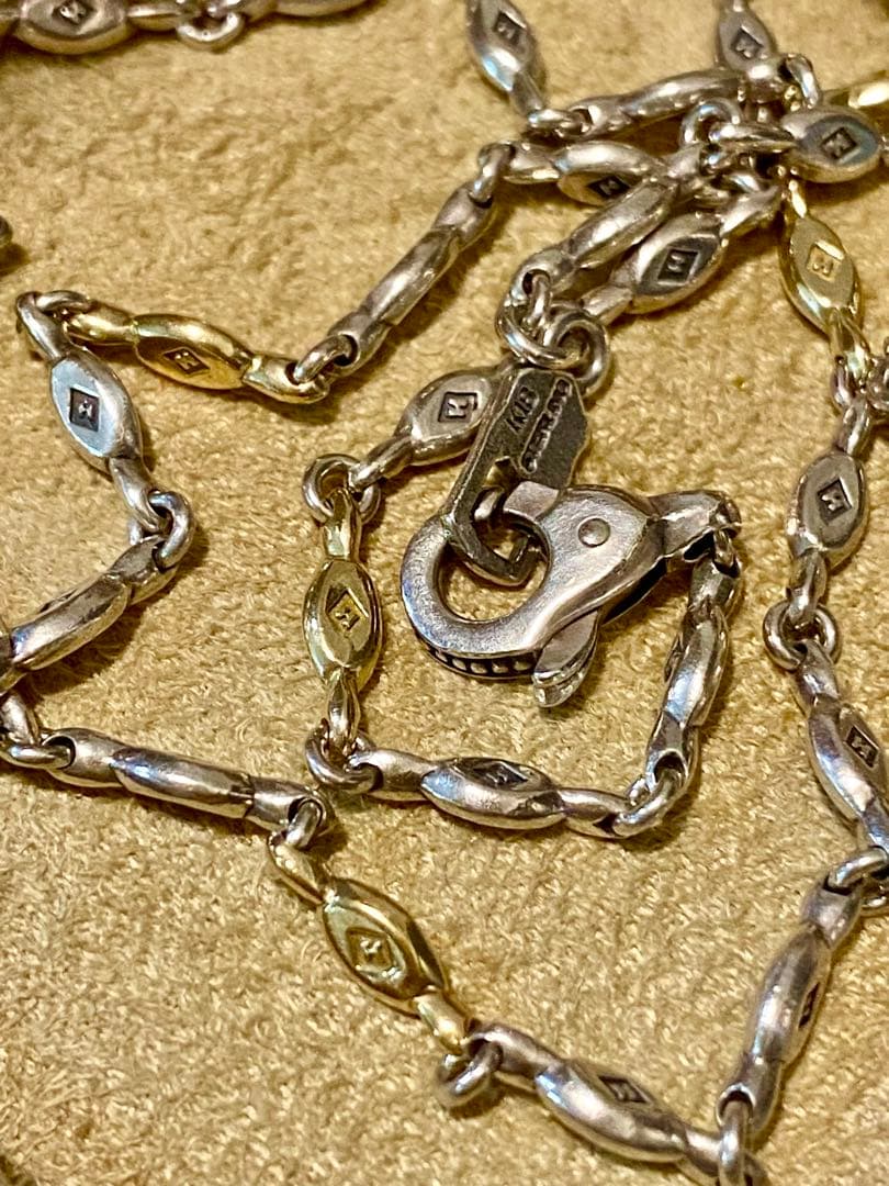 LION HEART【K18×SV925】 “HOWL”オーバルデザインチェーン