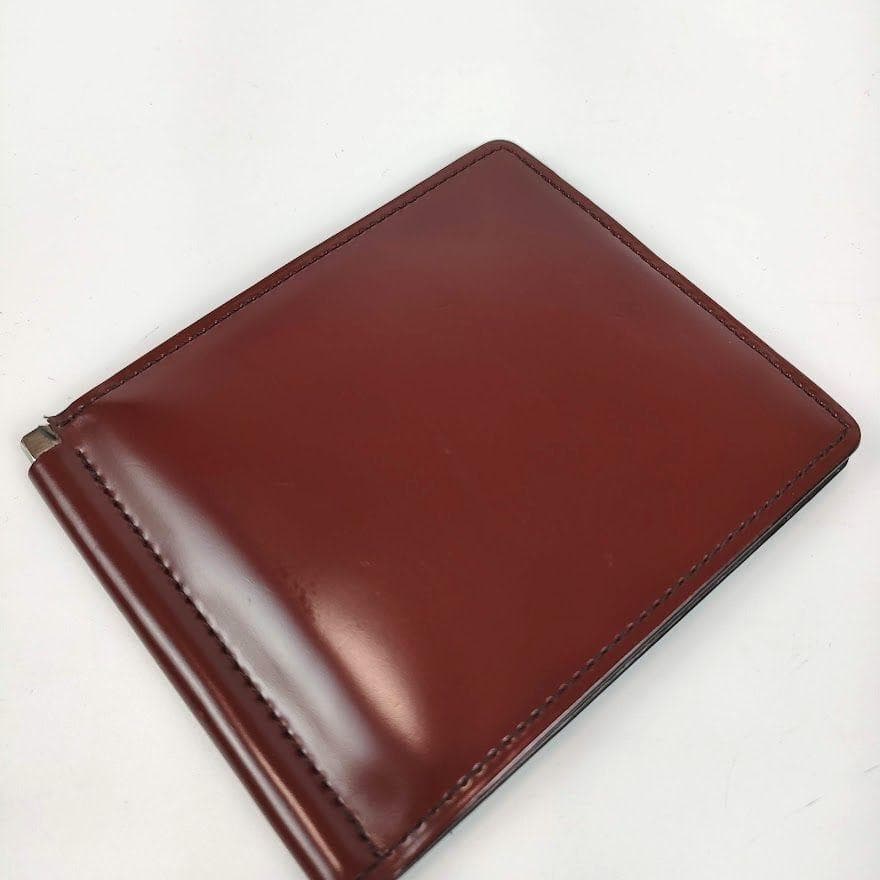 美品 SOMES SADDLE ソメスサドル マネークリップ コードバン 茶 - メルカリ