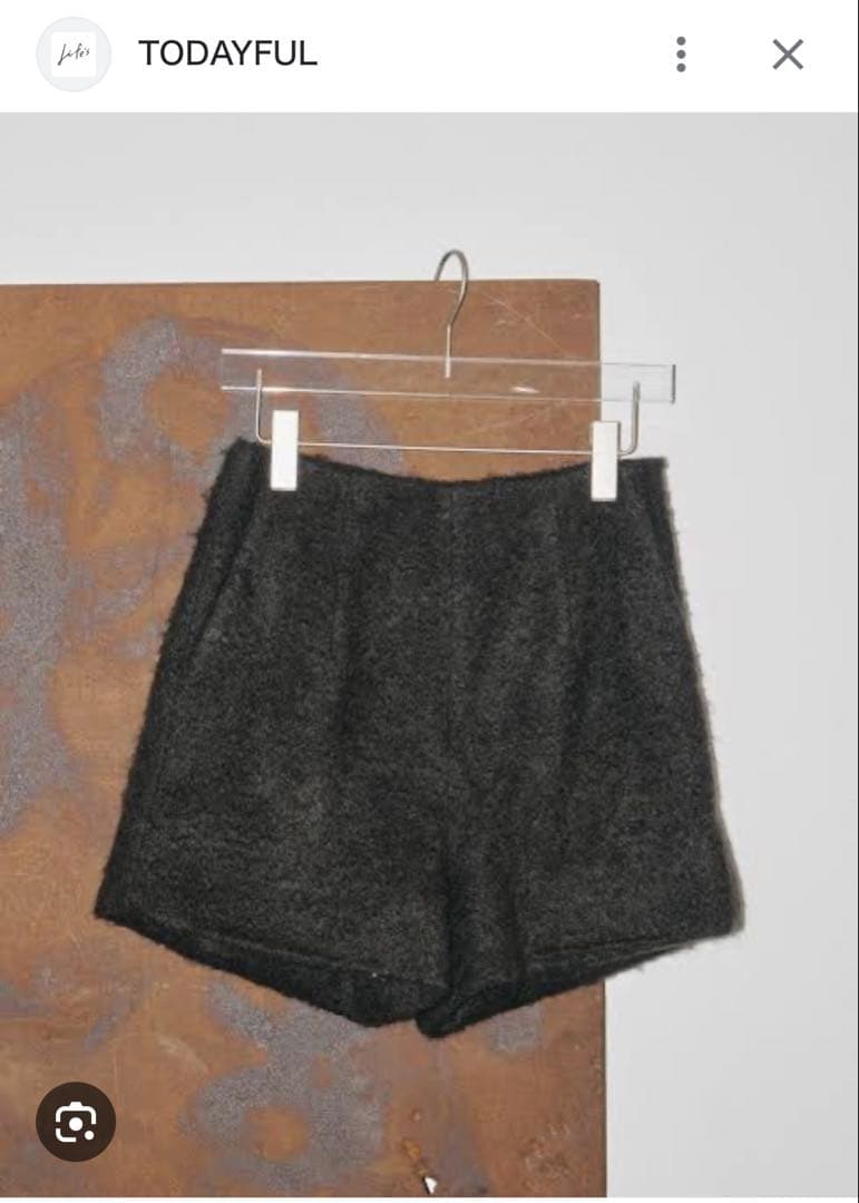 todayful Mohair Short Pants サイズ36 S115198078 - パンツ送料無料❣️