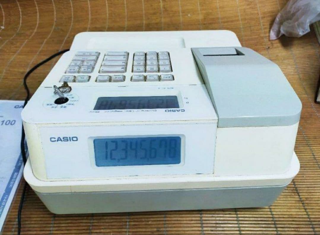 カシオレジスター SE-G1 中古品 人気機種感熱紙 送料無料 617706