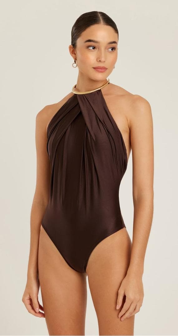 08/11出品停止 ブラジリアン ワンピース 水着 Lenny Brown OP LENNY NIEMEYER – fruits de mer＜フリドメール＞ブラジリアンビキニ