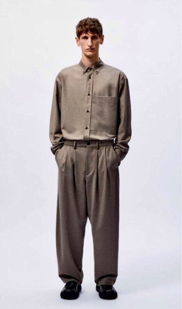 フランネルセットアップ ZARA × STUDIO NICHOLSON