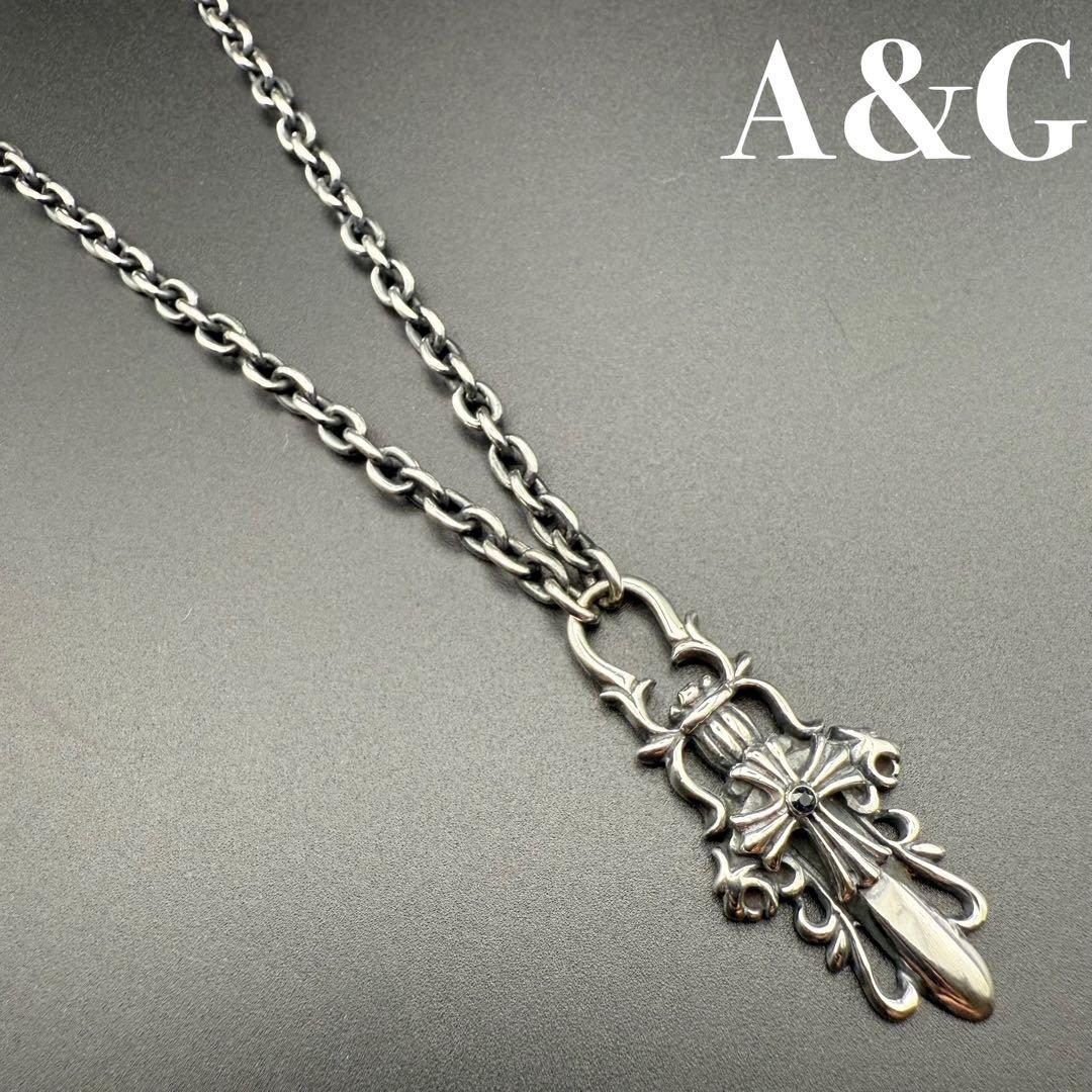 ○【最終値下】A&G エーアンドジー カスタム ダガー ネックレス - メルカリ