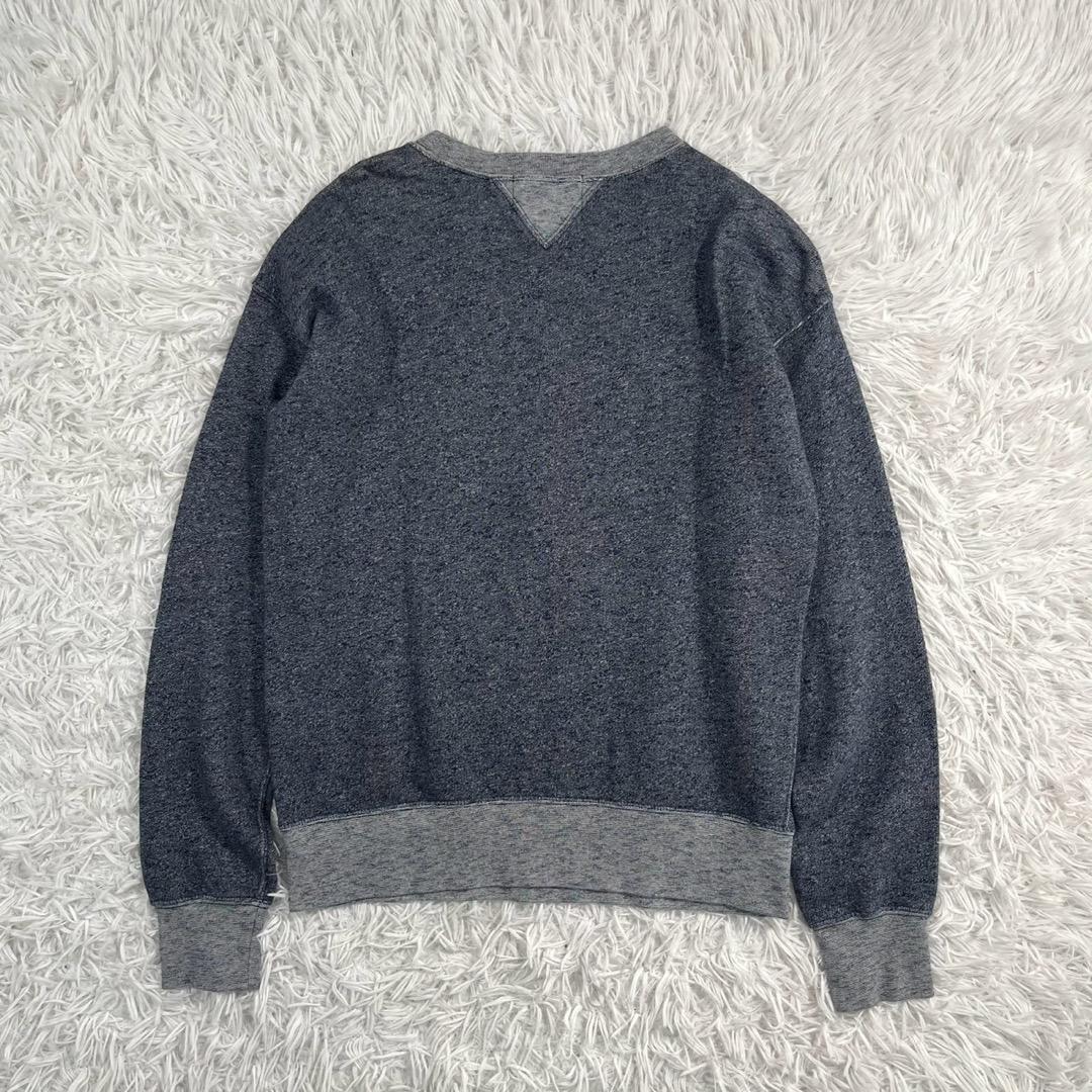 RRL スエット トレーナー 両Vガゼット ヴィンテージ 切替 【XS】グレー